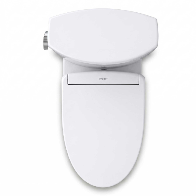 TOTO Washlet+ Drake II Two-piece Elongated 1.28 GPF Toilet And Washlet+ S5 Bidet Seat