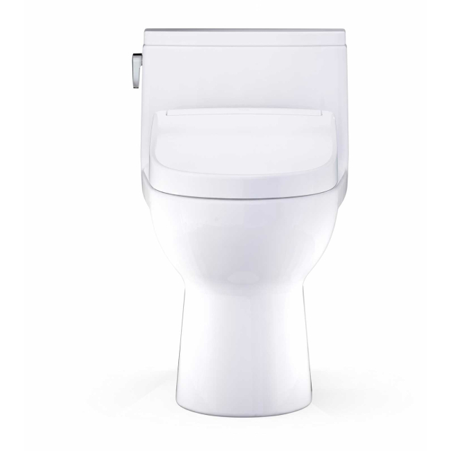 TOTO Redington 1.28 GPF One Piece Elongated Toilet with Left Hand Lever - Bidet Seat Included