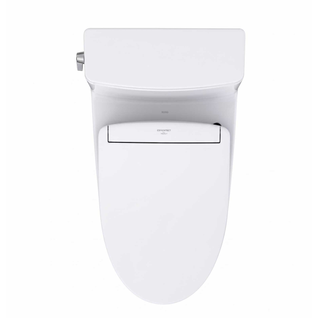 TOTO Redington 1.28 GPF One Piece Elongated Toilet with Left Hand Lever - Bidet Seat Included