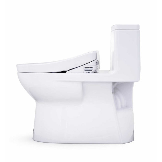 TOTO Redington 1.28 GPF One Piece Elongated Toilet with Left Hand Lever - Bidet Seat Included