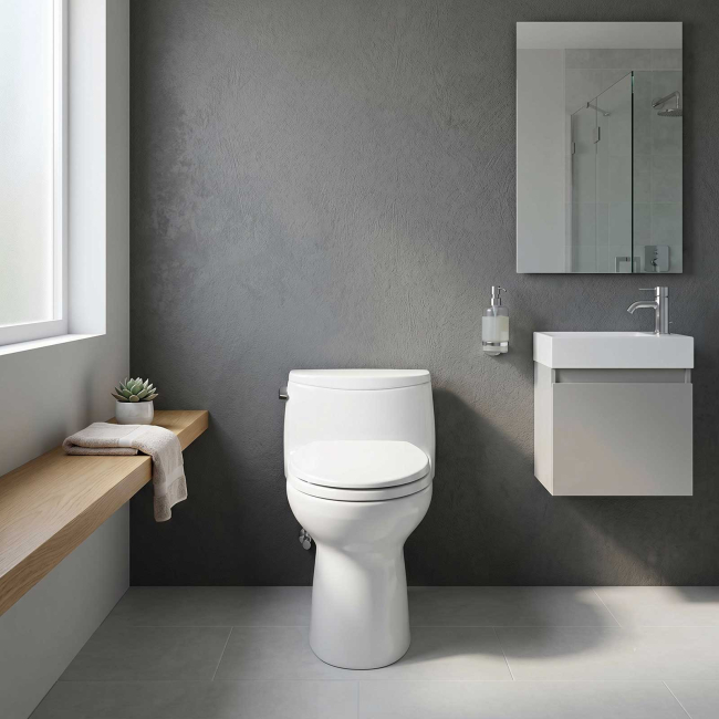 TOTO Ultramax 1.28 GPF Low Profile One Piece Elongated Toilet - Seat Included