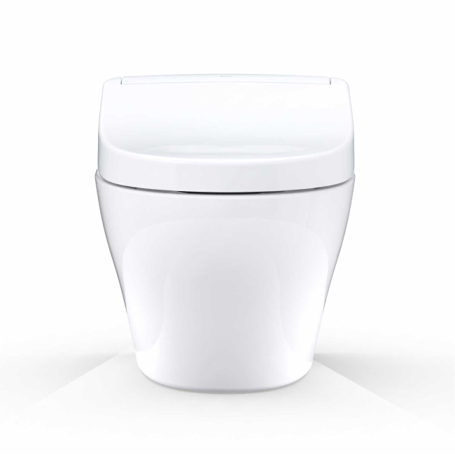 TOTO Washlet+ EP Wall-hung Elongated Toilet And Washlet S5 Bidet Seat And Duofit In-wall 0.9 And 1.28 GPF Dual-flush Tank System