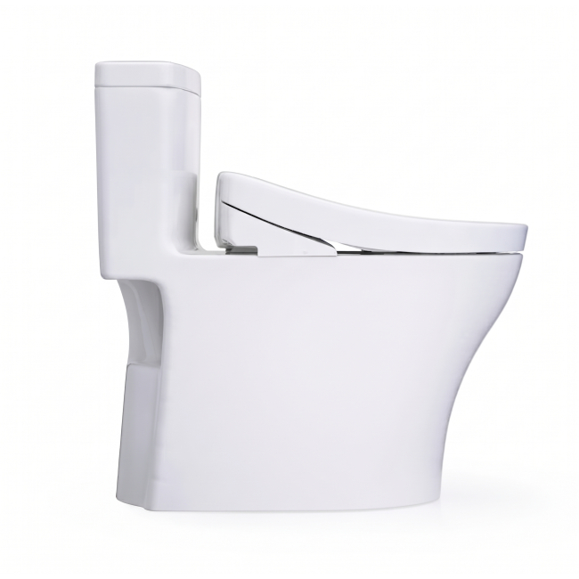 TOTO MW6463446CEMFGN#01 AQUIA IV WASHLET +S5 ONE PIECE TOILET - 1.28 GPF/0.9 GPF COTTON WHITE