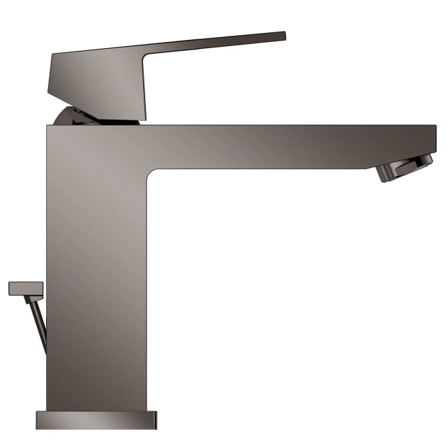 Grohe Eurocube 1.2 GPM Single Hole Bathroom Faucet with SilkMove, StarLight, EcoJoy, and QuickFix Technologies - Includes Drain AssemblyGrohe Eurocube 1.2 GPM Single Hole Bathroom Faucet with SilkMove, StarLight, EcoJoy, and QuickFix Technologies - Includes Drain Assembly