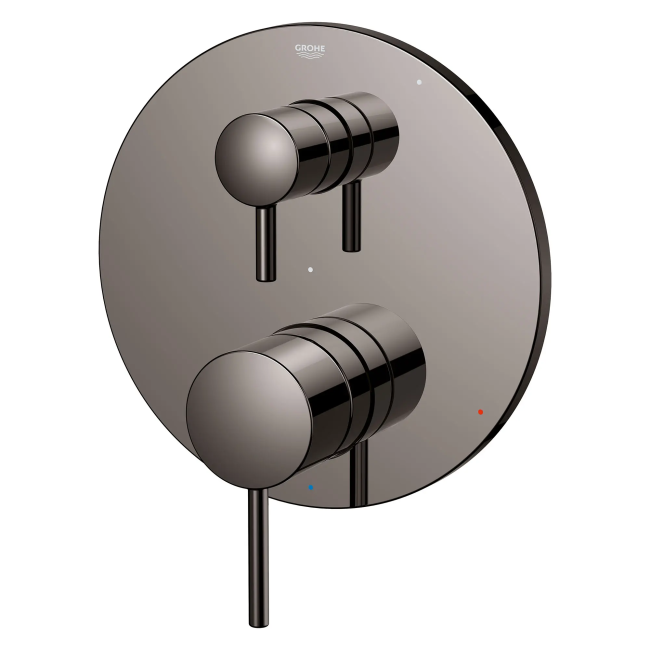 Grohe 29423A00 TIMELESS PRESSURE BALANCE VALVE TRIM WITH 2-WAY DIVERTER WITH CARTRIDGE Hard Graphite