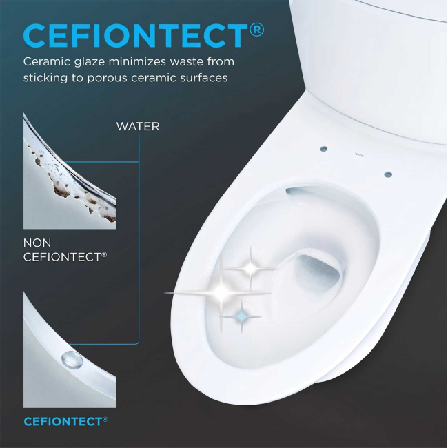 TOTO Washlet+ Nexus One-piece Elongated 1.28 GPF Toilet And Washlet S5 Bidet Seat Model: MW6423446CEFG#01