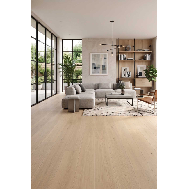 Meadival Crescent Moon Engineered Wood Floor with 8 -Layers 9" x75"x 5/8"