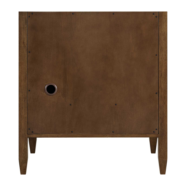 James Martin Vanities Myrrin 30" Free Standing Single Basin Hardwood Vanity Set with Stone Composite Top, Rectangular Sink, USB Port(s), and Electrical Outlet(s)