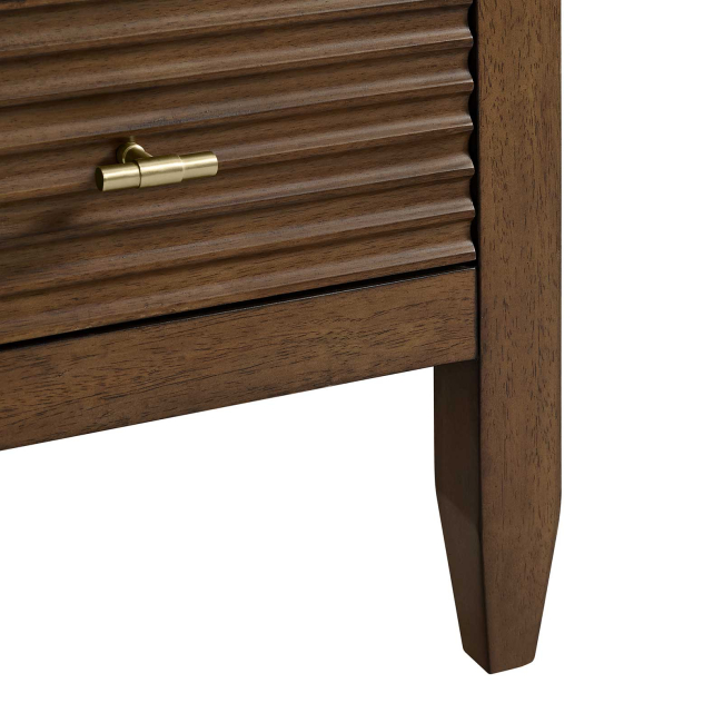 James Martin Vanities Myrrin 30" Free Standing Single Basin Hardwood Vanity Set with Stone Composite Top, Rectangular Sink, USB Port(s), and Electrical Outlet(s)