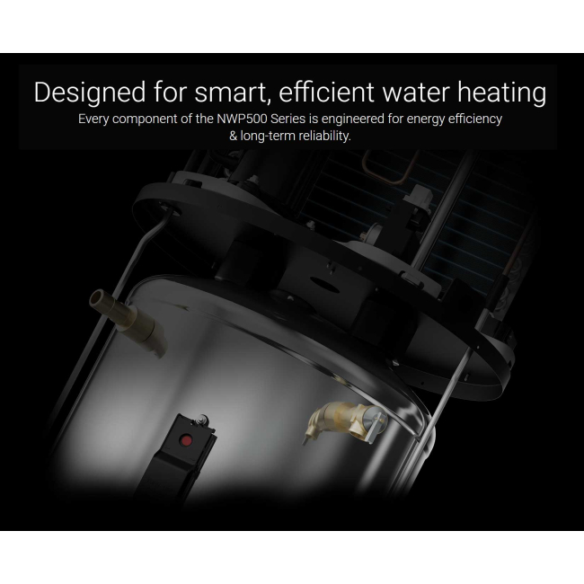 Navien NWP500-50 Premium 50-Gallon Electric Heat Pump Water Heater (3.85 UEF)