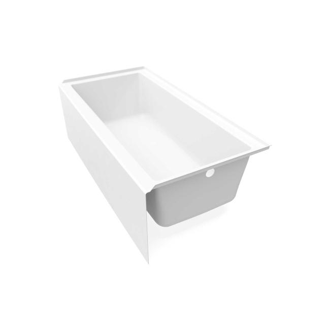 Maax Rubix 6632 Bath Tub 66"L x 32"W x 18"H for Above the Floor Rough with Right Hand Drain
