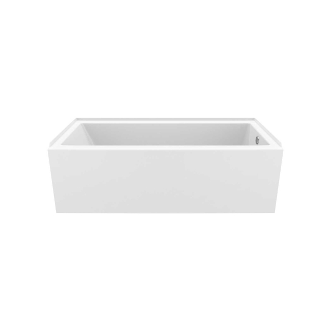 Maax Rubix 6632 Bath Tub 66"L x 32"W x 18"H for Above the Floor Rough with Right Hand Drain