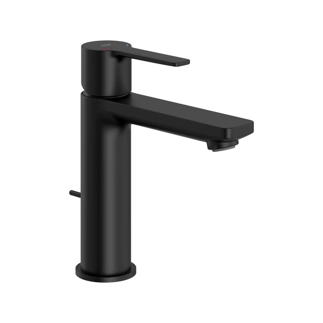 Grohe 23794243A LINEARE Single Hole Single-Handle S-Size Bathroom Faucet, 1.2 GPM (4.5 L/min) Matte Black