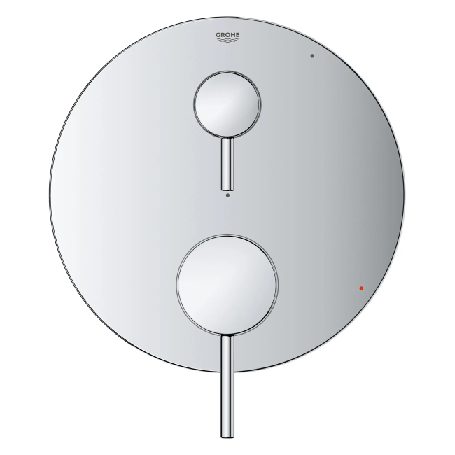 Grohe Timeless Two Function Pressure Balanced Valve Trim Only with Dual Lever Handles and Integrated Diverter - Less Rough In Matte Black Alternate Image Alternate Image Alternate Image Alternate Image Alternate Image Alternate Image Alternate Image Alternate Image Alternate Image Alternate Image Alternate Image Alternate Image Alternate Image Grohe Timeless Two Function Pressure Balanced Valve Trim Only with Dual Lever Handles and Integrated Diverter - Less Rough In