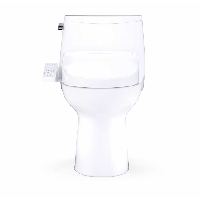 TOTO Ultramax 1.28 GPF One Piece Elongated Toilet with Left Hand Lever - Bidet Seat Included