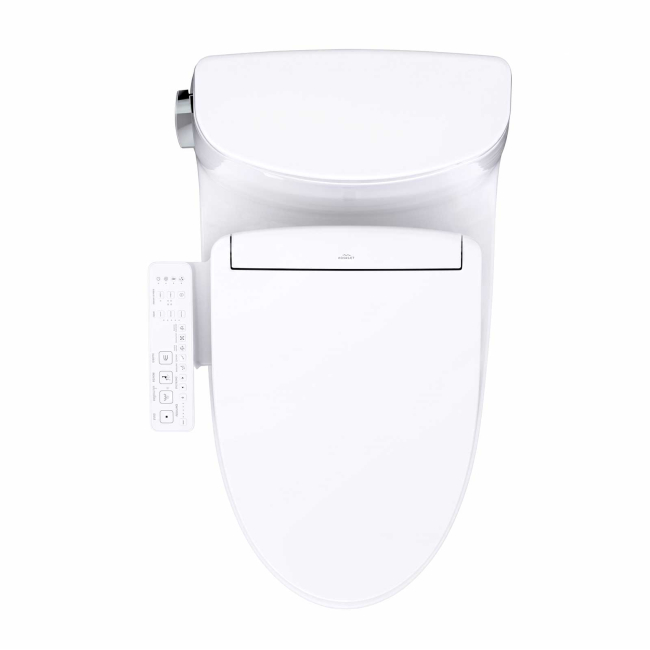 TOTO Ultramax 1.28 GPF One Piece Elongated Toilet with Left Hand Lever - Bidet Seat Included