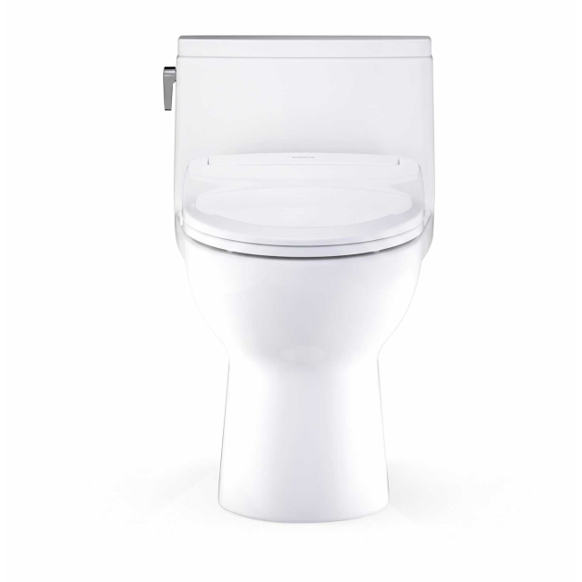 TOTO Redington 1.28 GPF One Piece Elongated Toilet with Left Hand Lever - Bidet Seat Included  MW6724736CEFG#01