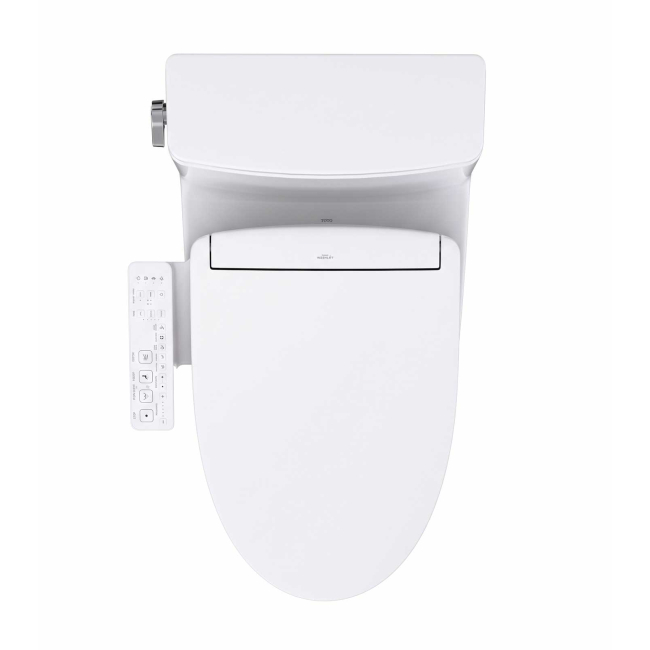 TOTO Redington 1.28 GPF One Piece Elongated Toilet with Left Hand Lever - Bidet Seat Included