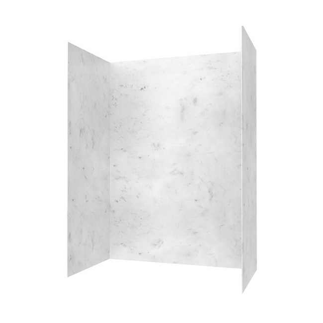 SK-366296 36 x 62 x 96 Swanstone Smooth Glue up Shower Wall Kit