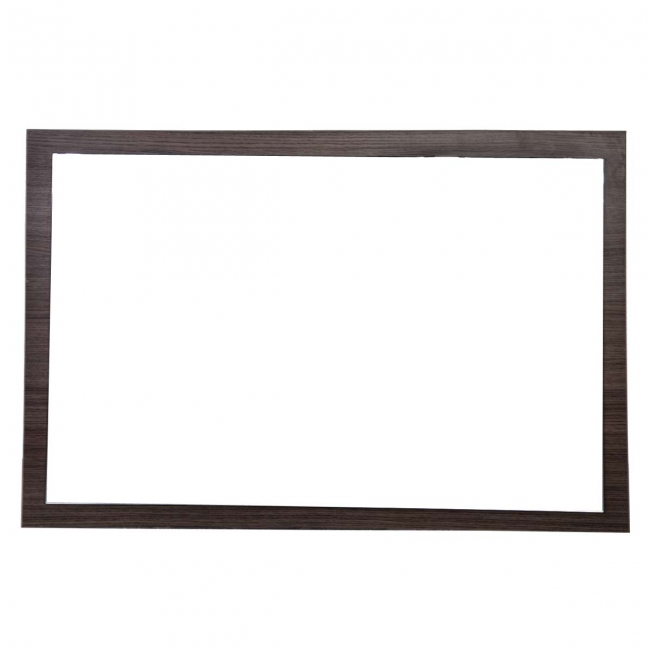 Framed Wall Mirror 35.5 in. W x 29.5 in. H Grey Oak Finish TN-900-M-GO