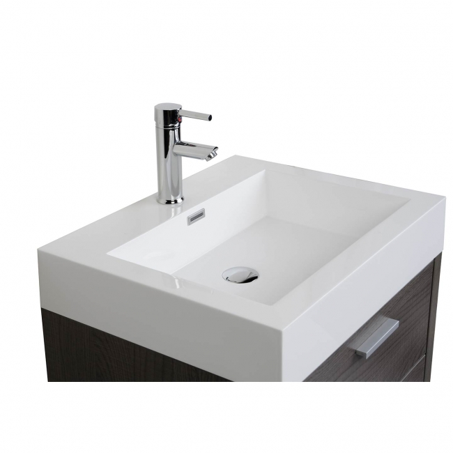 Mula 23.5" Modern Bathroom Vanity Oak RS-L600-OAK