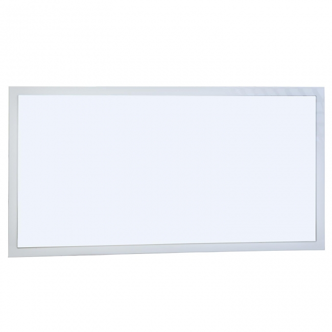 57" white mirror