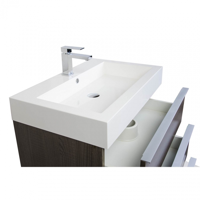29.25" Single Bathroom Vanity Set in Walnut RS-L750-WN