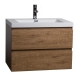 Angela 29.5" Wall-Mount Bathroom Vanity Natural Oak TN-AG750-NO