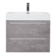 27" Wall Mounted Bathroom Vanity, Cement Grey