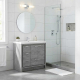 CBI Enna 36  Inch Modern Bathroom Vanity Maple Grey, TN-LA900L-CG