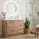 Buy CBI 42 Inch Modern Bathroom Vanity TN-LA1065R-RO, Red Oak on ConcepBaths.com