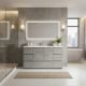 CBI Edison 60 Inch Single Modern Bathroom Vanity , Cement Grey TN-ED1500S-CG