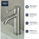 Grohe 23592GNA ESSENCE Single Hole Single-Handle S-Size Bathroom Faucet, 1.2 GPM (4.5 L/min) Brushed Cool SunriseGrohe 23592GNA ESSENCE Single Hole Single-Handle S-Size Bathroom Faucet, 1.2 GPM (4.5 L/min) Brushed Cool Sunrise