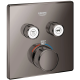 Grohe - 29141A00 - GROHTHERM SMARTCONTROL Dual Function Thermostatic Valve Trim Hard Graphite