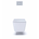 TOTO SP 1.28 / 0.9 GPF Dual Flush Wall Mounted One-Piece Elongated Chair Height Toilet Set - Includes Concealed Tank, Actuator Plate and Seat