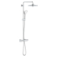 Grohe Euphoria Thermostatic Shower System with Shower Head, Hand Shower, Slide Bar, Shower Arm, and Hose