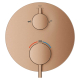 Grohe Atrio New Two Function Thermostatic Valve Trim Only with Dual Lever Handles, Integrated Diverter, and Volume Control - Less Rough In 24361DL0