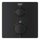 Grohe Grohtherm Thermostatic Valve Trim Only with Dual Lever Handles and Volume Control - Less Rough In