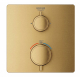 Grohe Grohtherm Thermostatic Valve Trim Only with Dual Lever Handles and Volume Control - Less Rough In 24111GN0