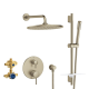 Grohe Timeless 29430EN0 2-Handle Pressure Balance Rainshower Bundle Brushed Nickel Finish