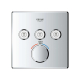 GROHE-29142000 GROHTHERM SMARTCONTROL THIPLE FUNCTION THERMOSTATIC VALLE TRIM StarLight Chrome
