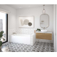 MAAX Rubix 6030 Acrylic Alcove Left-Hand Drain Bathtub in White