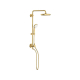 Grohe Retro-Fit 1.75 GPM Shower System with Single Function Rain Shower Head, Slide Bar, Multi Function Hand Shower, and 17-3/4" Swivel Shower Arm  26123GN1 