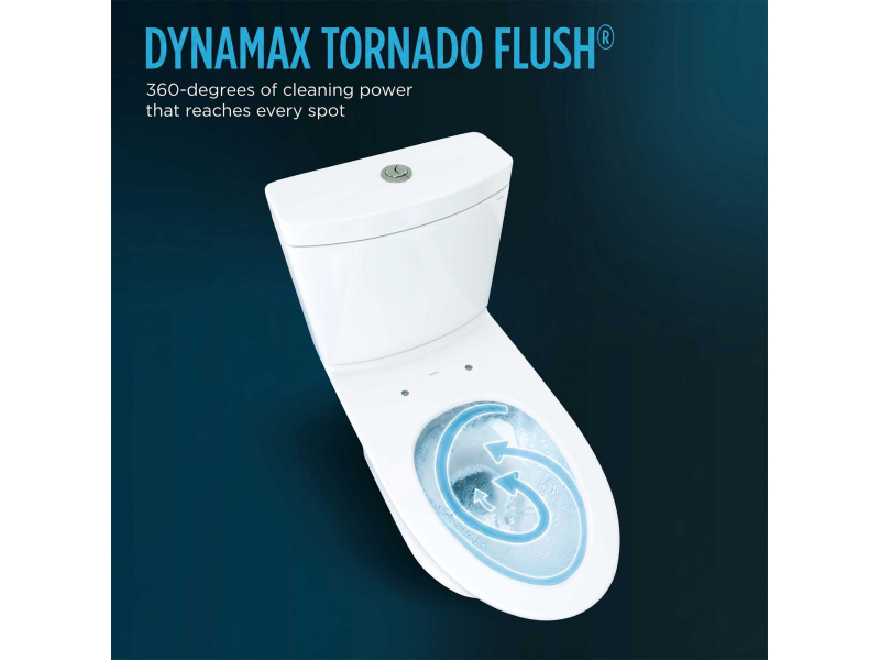 TOTO Aquia IV 0.9 / 1.28 GPF Dual Flush Two Piece Elongated Toilet with Push Button Flush - Seat Included