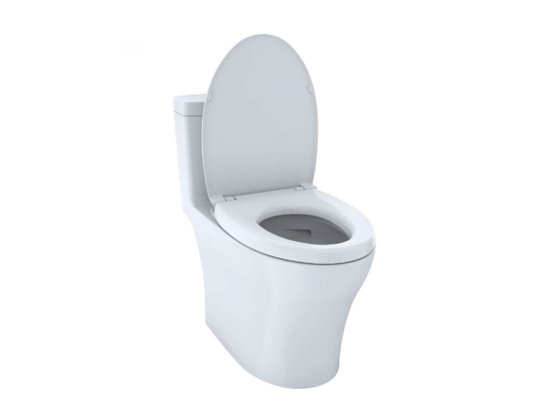 TOTO Aquia IV 0.9 / 1.28 GPF Dual Flush Two Piece Elongated Chair Height Toilet with Left Hand Lever - Seat Included