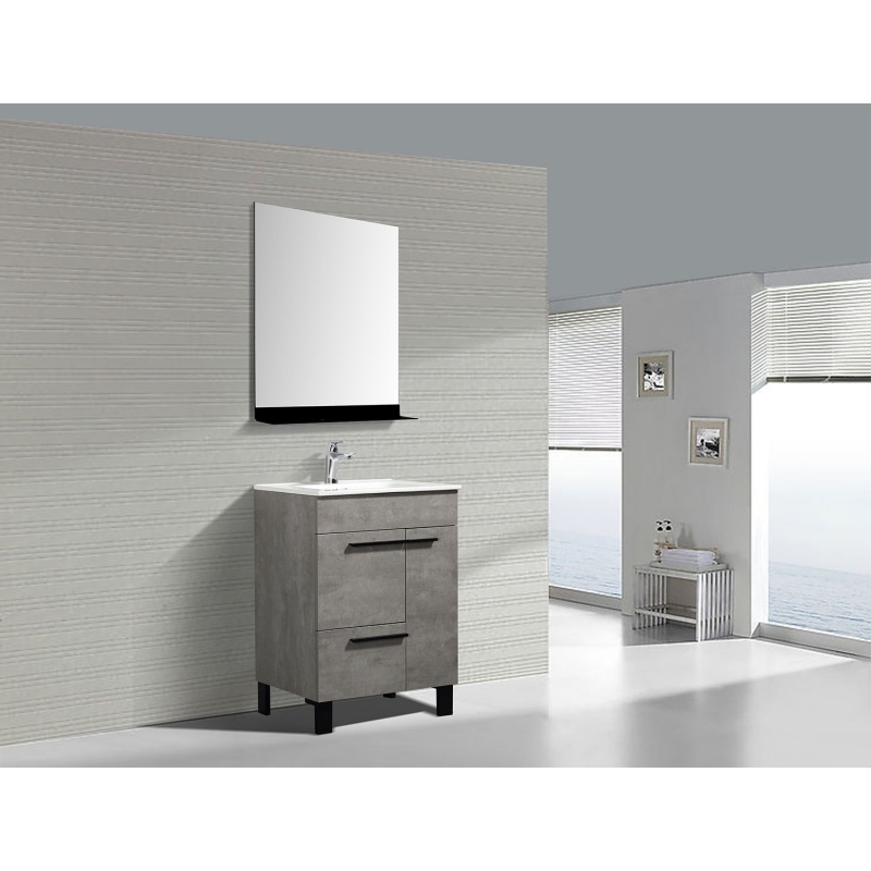 Buy CBI Gili 24 Inch Grey Oak Modern Bathroom Vanity LSGL24CG on